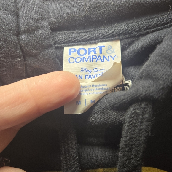 Port and Company Universal Studios Black Jurassic Park Hoodie Size Medium - Picture 3 of 6